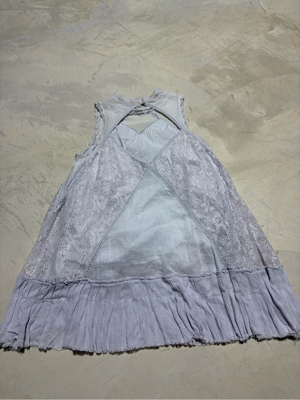 Free people FP ONE angel Lace trapeze Sleeveless Dress - Picture 5 of 10